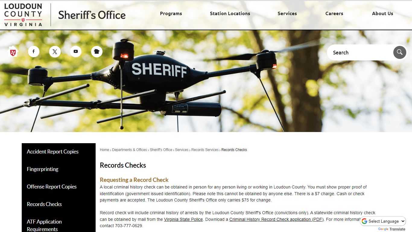 Records Checks | Loudoun County, VA - Official Website